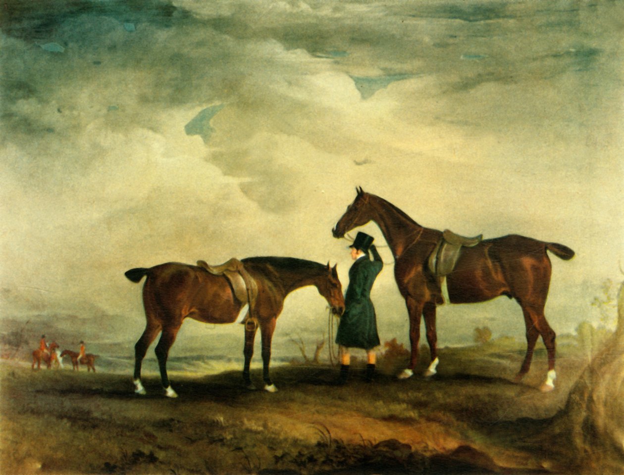 "The Hunter and the Hack: A Typical Cob" ، أوائل منتصف القرن التاسع عشر ، 1944. بواسطة جون فرنلي