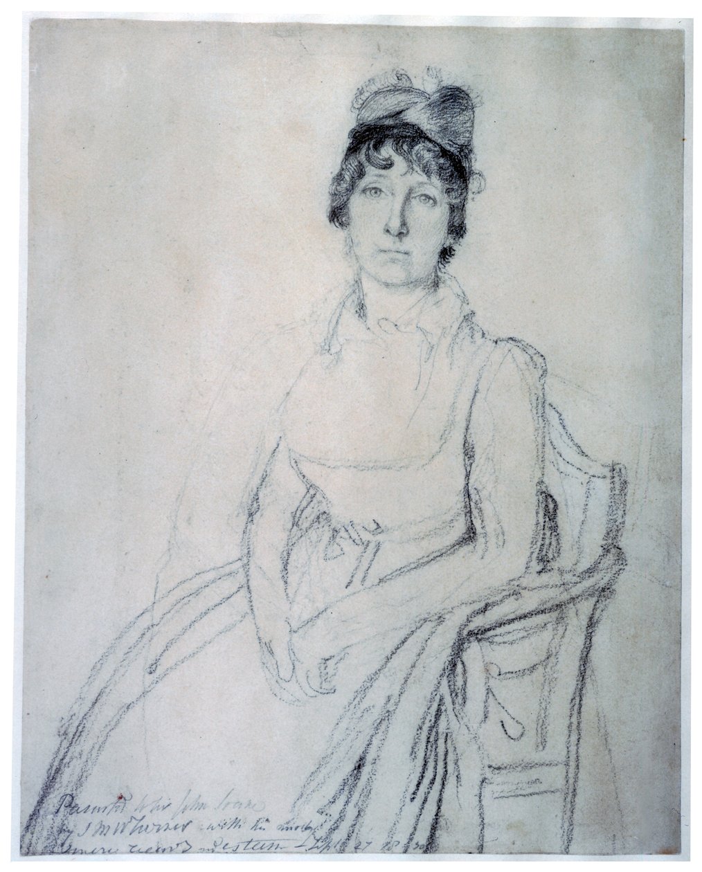 رسم تخطيطي لإليزا سوان ، c.1800 بواسطة جون فلاكسمان