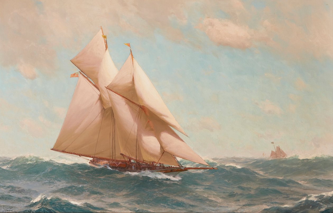 The Celebrated Clipper 'America' (زيت على قماش) بواسطة جون فريزر