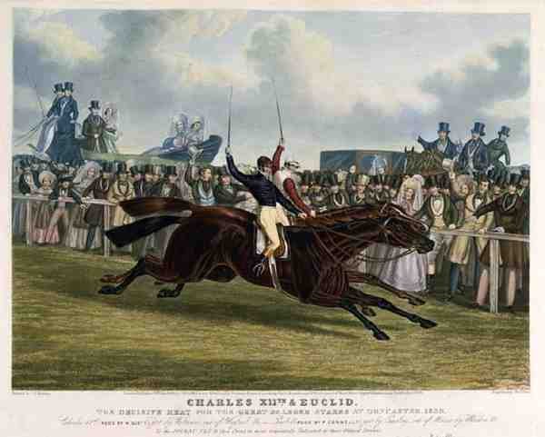 'Charles XII' و 'Euclid' ، الحرارة الحاسمة لسباق سانت ليجيه العظيم في دونكاستر بواسطة جون فريدريك هيرينج الأب