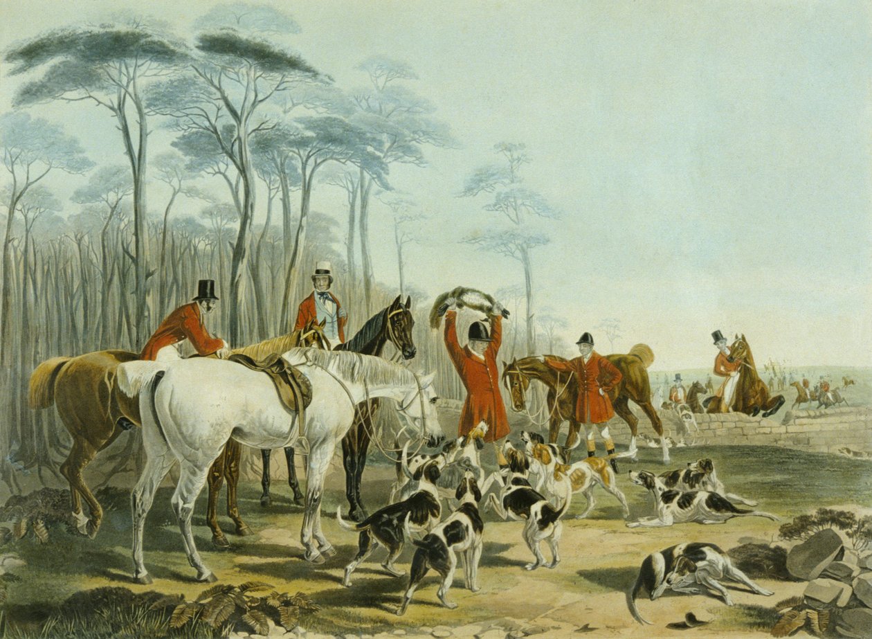 The Death, engraved by Huffman and Mackrill (coloured engraving) بواسطة جون فريدريك هيرينج الأب