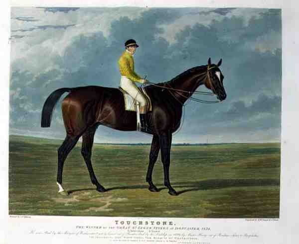 "Touchstone" ، الفائز بسباق Great St. Leger Stakes في دونكاستر بواسطة جون فريدريك هيرينج الأب