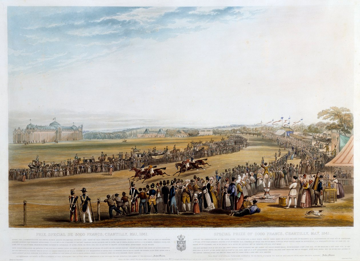 جائزة خاصة قدرها 5000 فرنك لشانتيلي في عام 1841 طباعة بواسطة جون فريدريك هيرينج (1795-1865) (ec.engl.) 1841 مجموعة خاصة بواسطة جون فريدريك هيرينج الأب