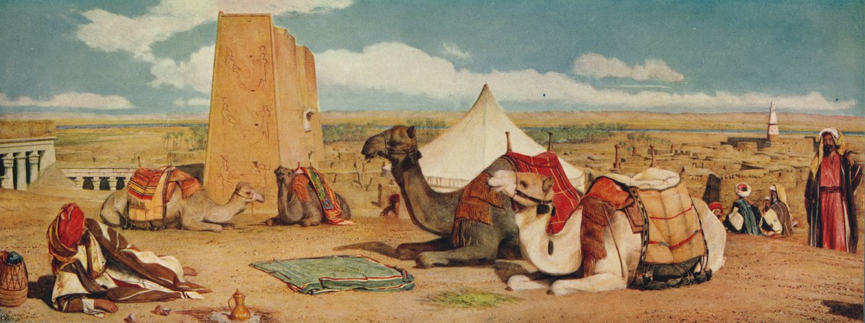 إدفو: صعيد مصر ، 1860 ، ج 1915 بواسطة جون فريدريك لويس