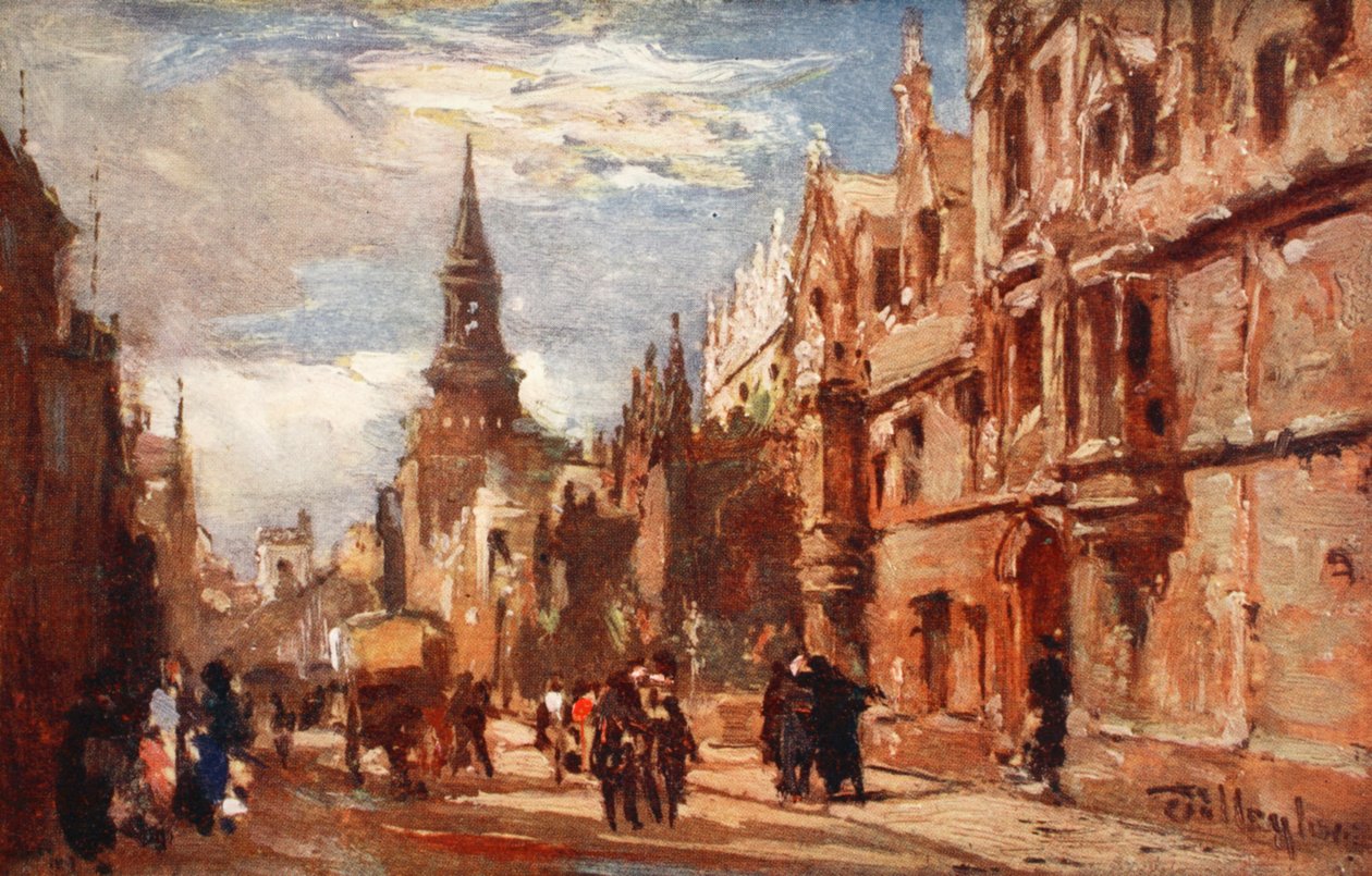 كلية جميع الأرواح والشارع العالي ، 1903 بواسطة جون فوليلوف