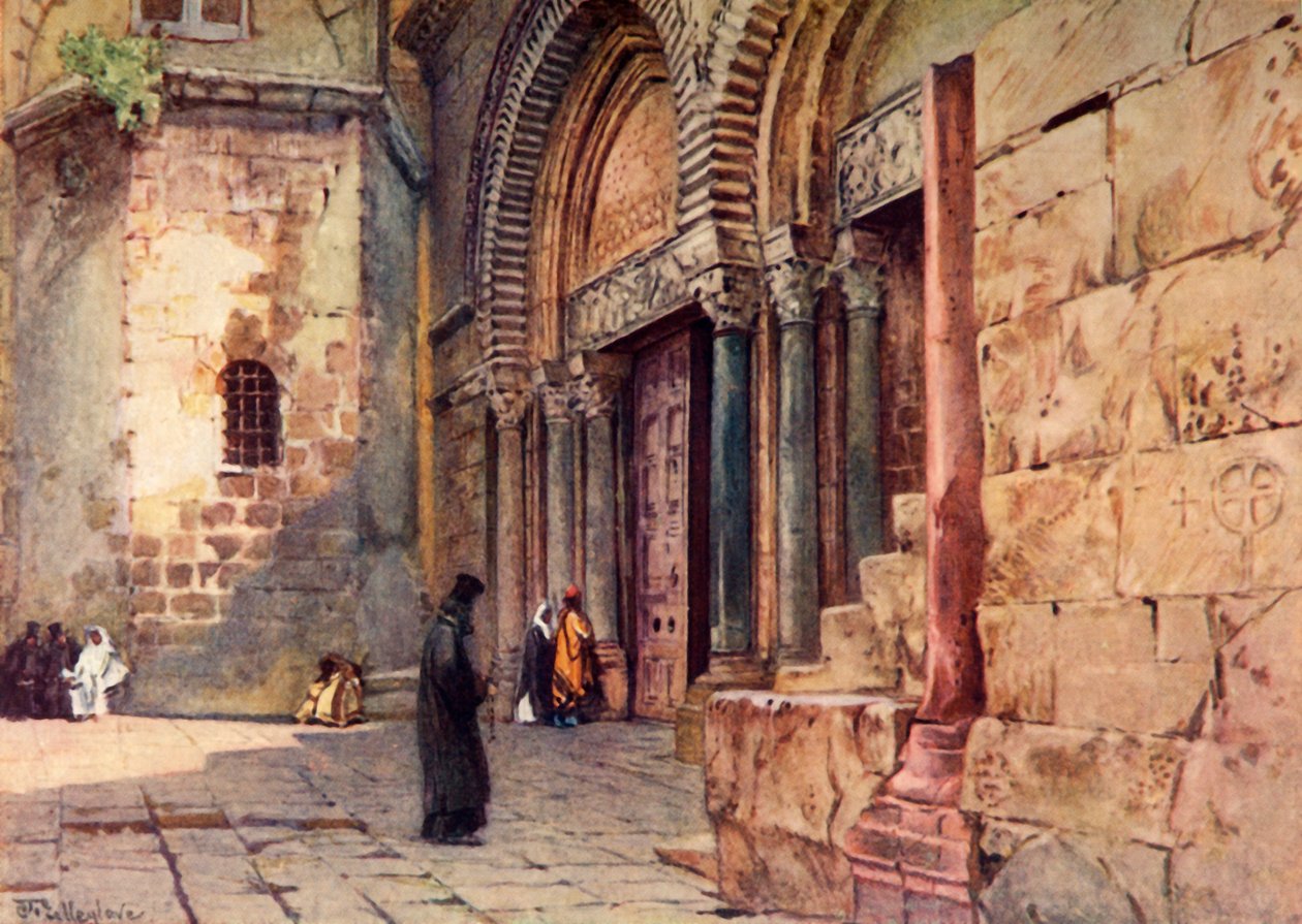 مدخل كنيسة القيامة ، 1902. بواسطة جون فوليلوف
