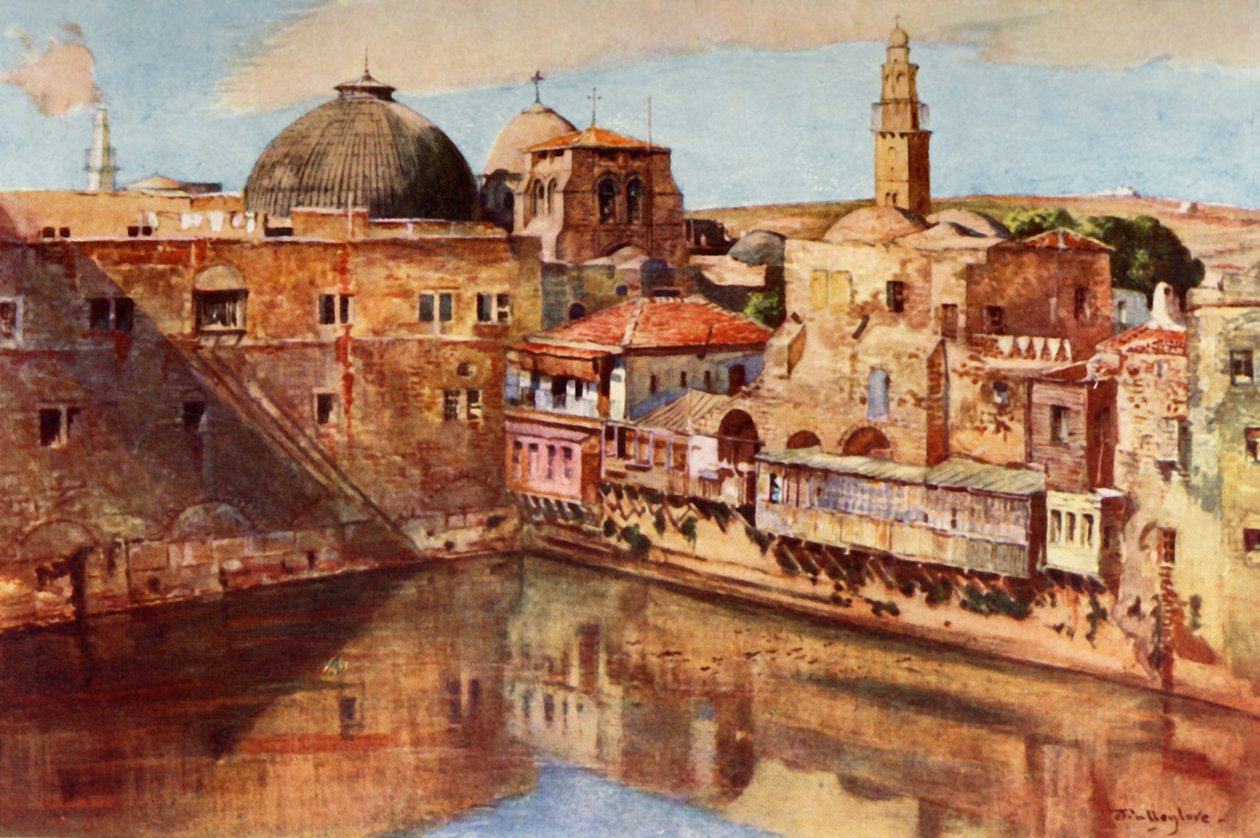 القدس. - بركة حزقيا ، 1902. بواسطة جون فوليلوف