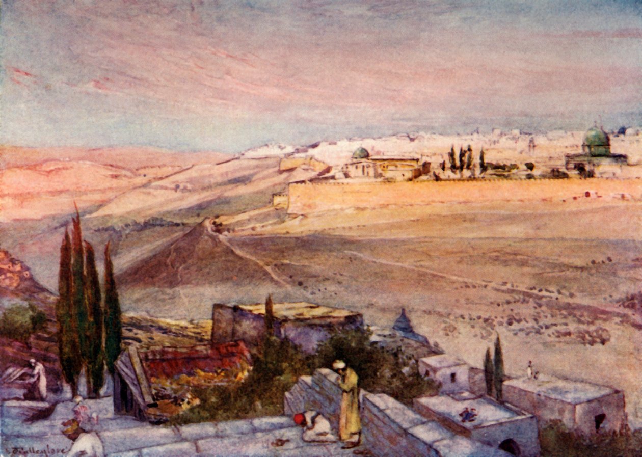 شروق الشمس من جبل الزيتون 1902. بواسطة جون فوليلوف