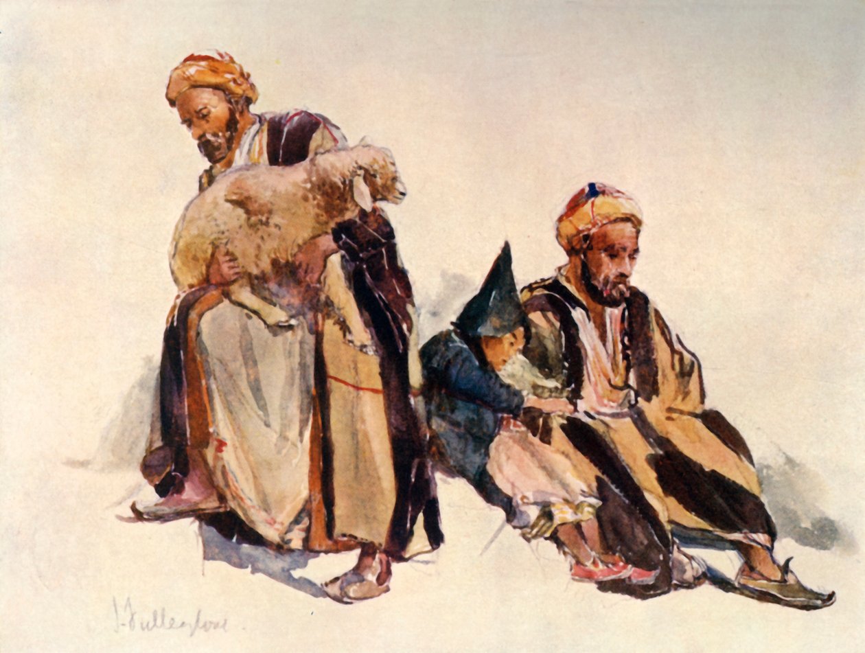 الرعاة السوريون وولد الراعي ، 1902. بواسطة جون فوليلوف