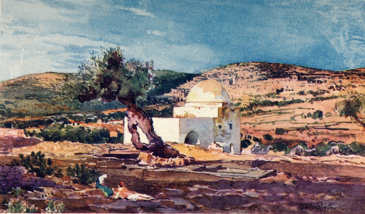 قبر راحيل على الطريق من القدس إلى الخليل 1902. بواسطة جون فوليلوف
