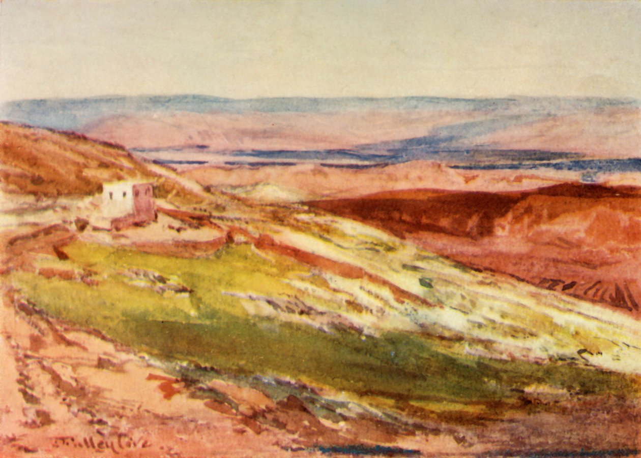 وادي الأردن من جبل الزيتون 1902. بواسطة جون فوليلوف