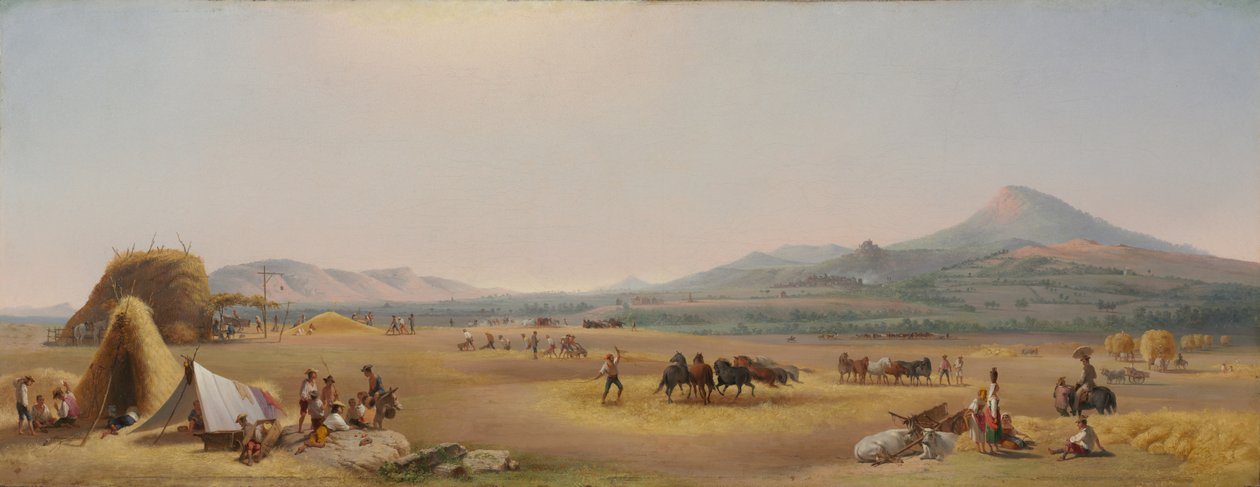 الحصاد في كامبانا الرومانية ، 1868. بواسطة جون جادسبي تشابمان