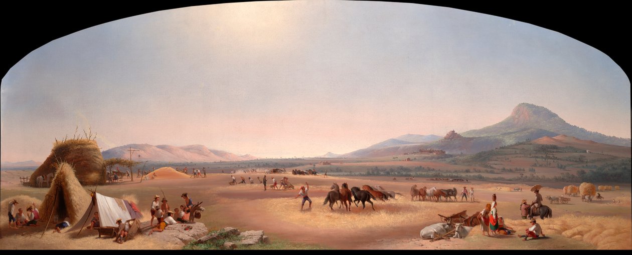 حصادات في Roman Campagna بواسطة جون جادسبي تشابمان