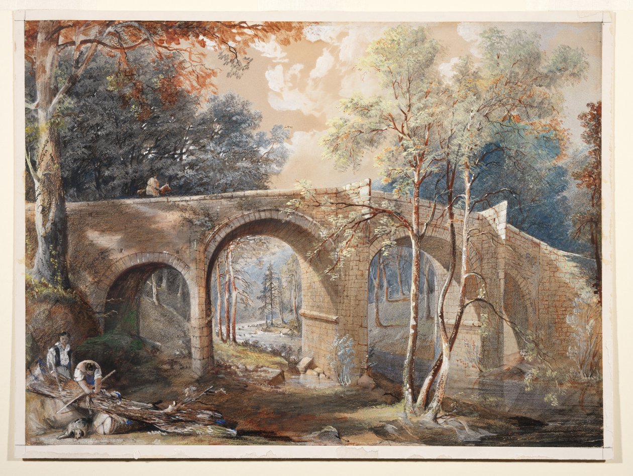 الحطابين بجوار Fingle Bridge، دارتمور بواسطة جون جندال