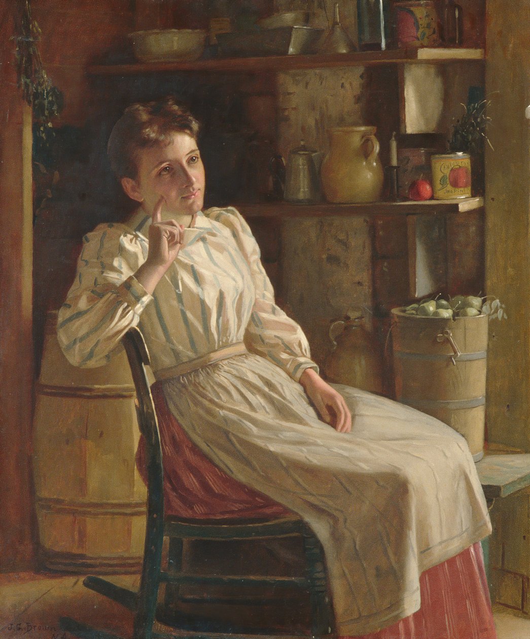 التأمل ، كاليفورنيا. 1900-1910. بواسطة جون جورج براون