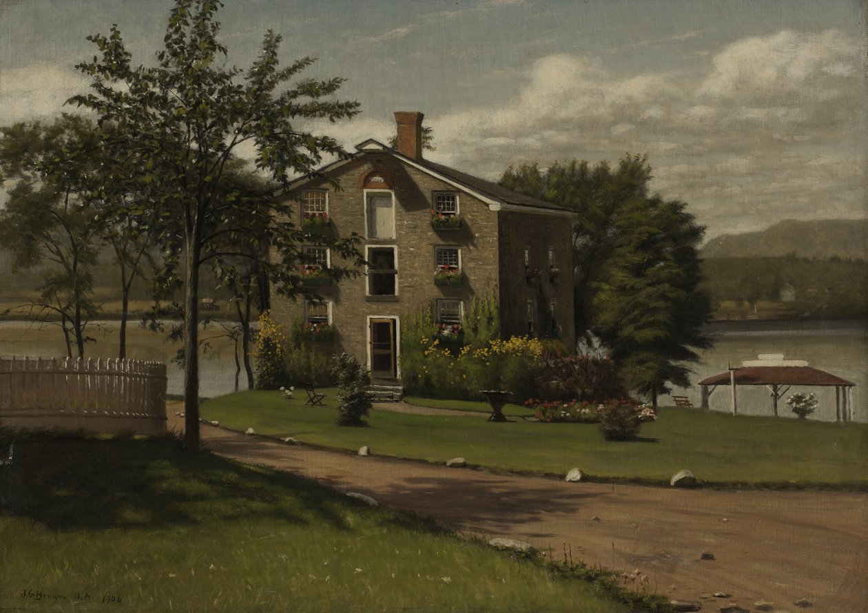 ستون هاوس ، Larrabees Point ، فيرمونت ، 1906 بواسطة جون جورج براون