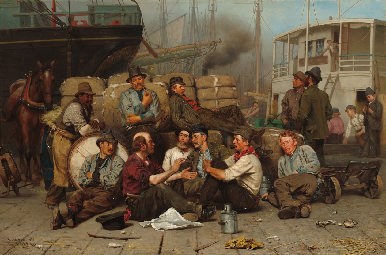 ظهر The Longshoremen بواسطة جون جورج براون
