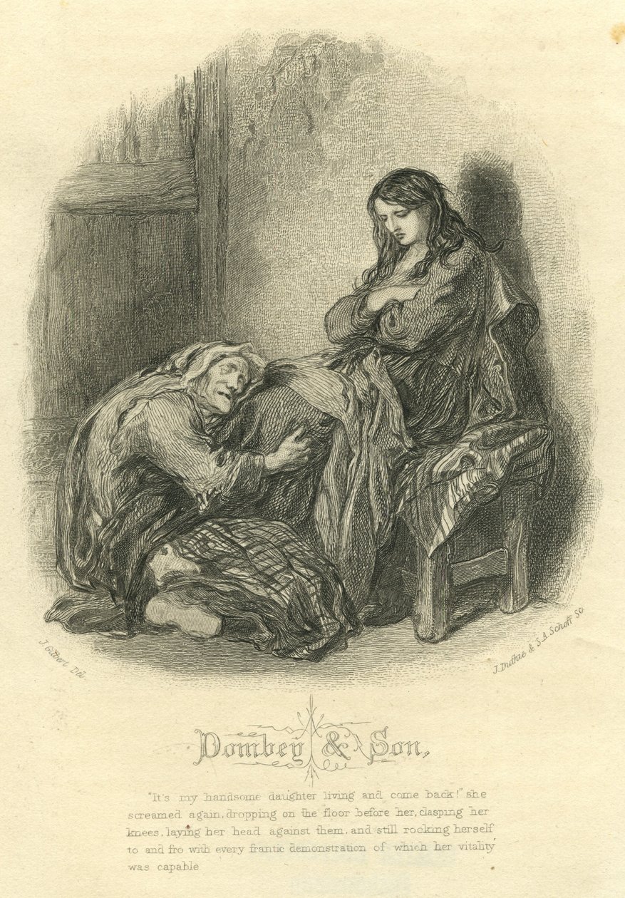 Dombey und Son: أليس براون ووالدتها بواسطة جون جيلبرت