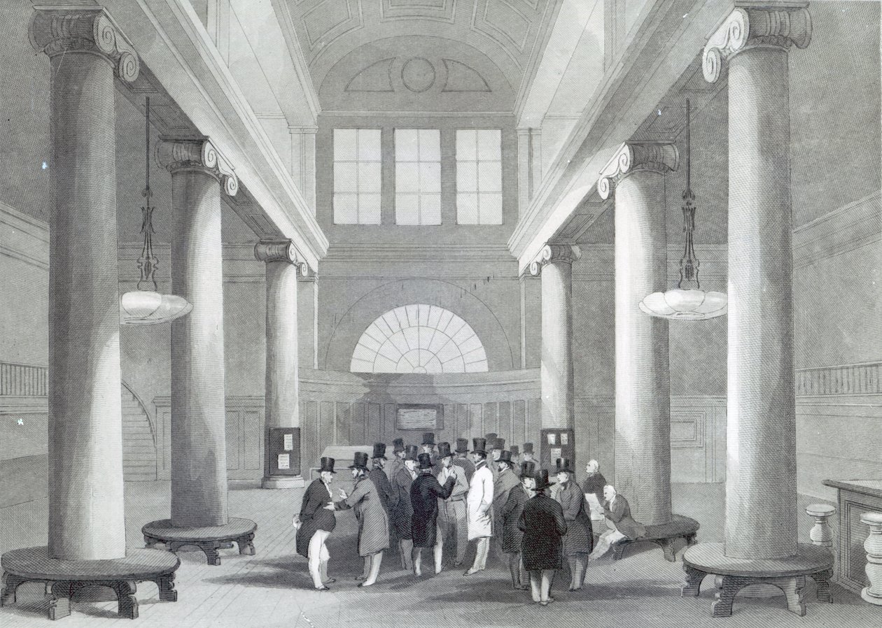 البورصة ، نقشها هنري ميلفيل ، c.1842 بواسطة جون جيلبرت