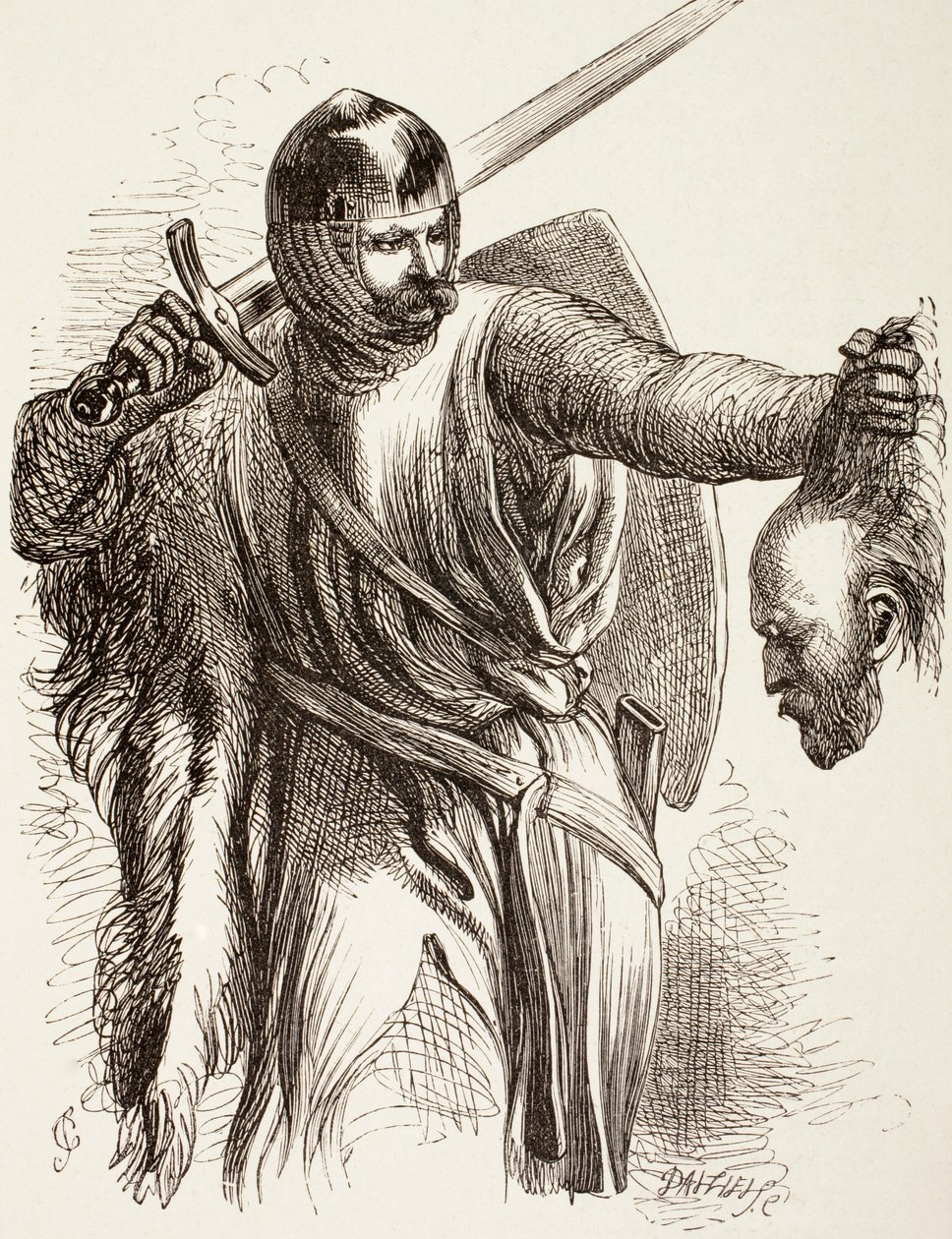 الوغد برأس النمسا 1890 بواسطة جون جيلبرت