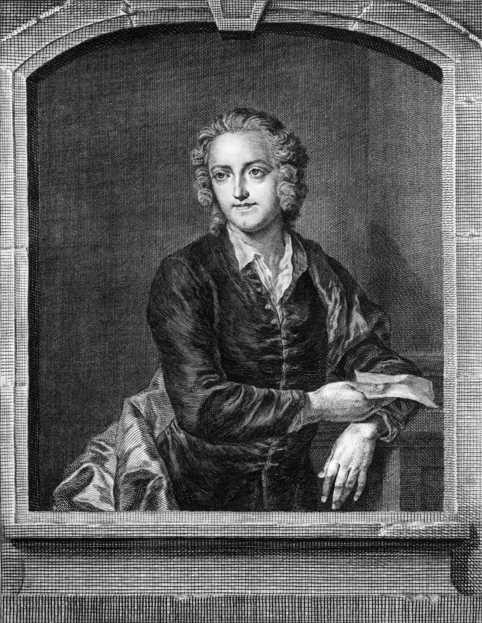 صورة توماس جراي (1716-71) بواسطة جون جايلز بوركهاردت