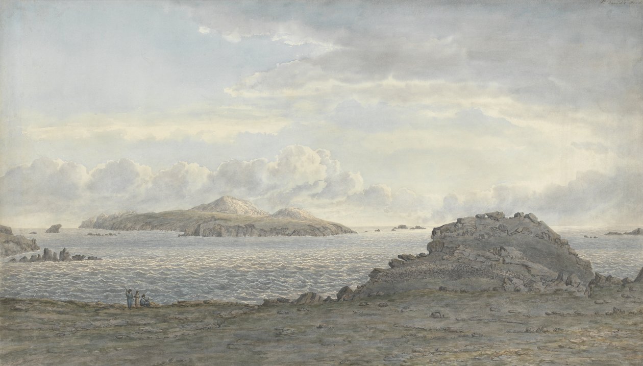 رئيس سانت ديفيدز ، بيمبروكشاير ، ج 1805 (مرحاض على ورق) بواسطة جون جلوفر