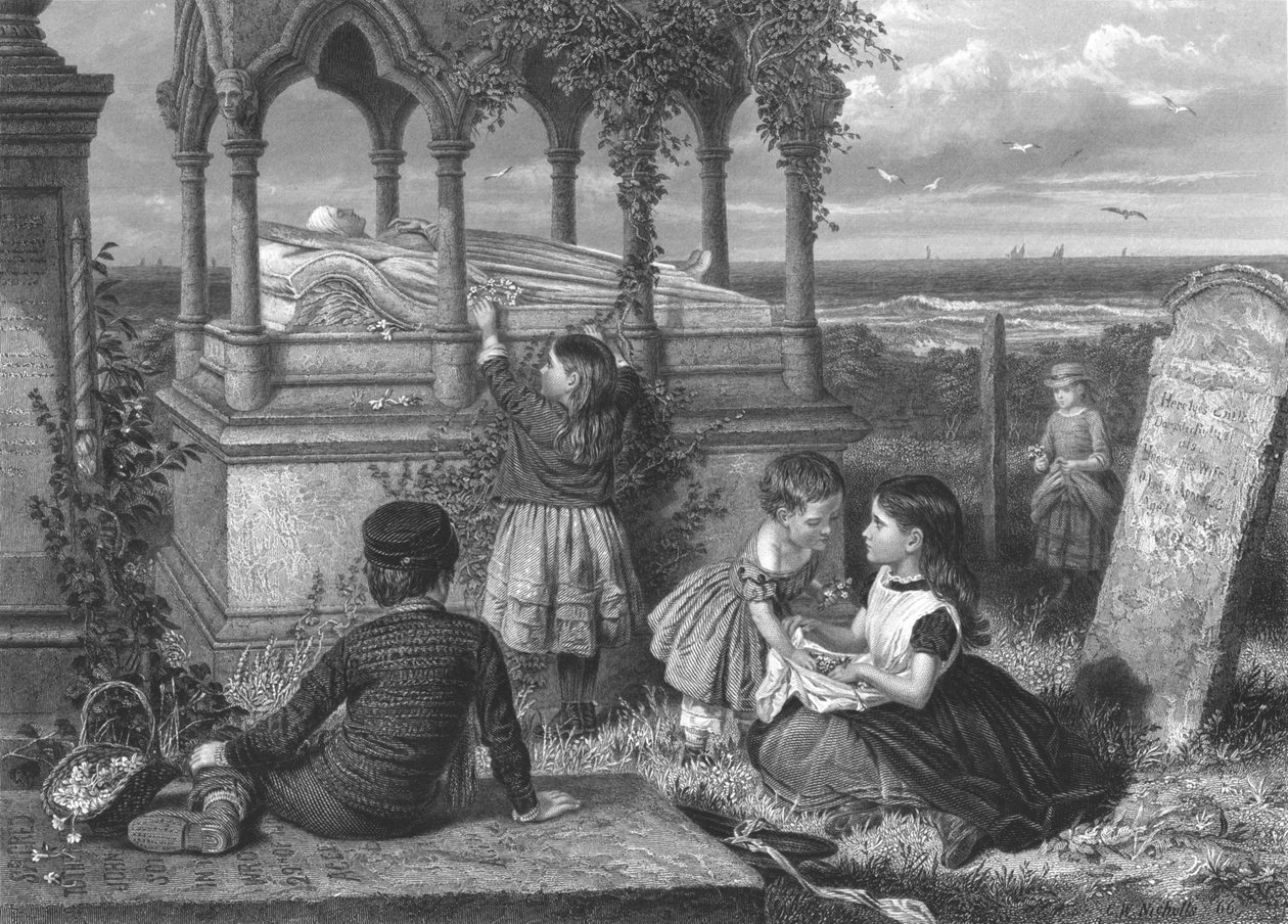 قبر نعمة دارلينج ، c1851-1886 بواسطة جون جودفري