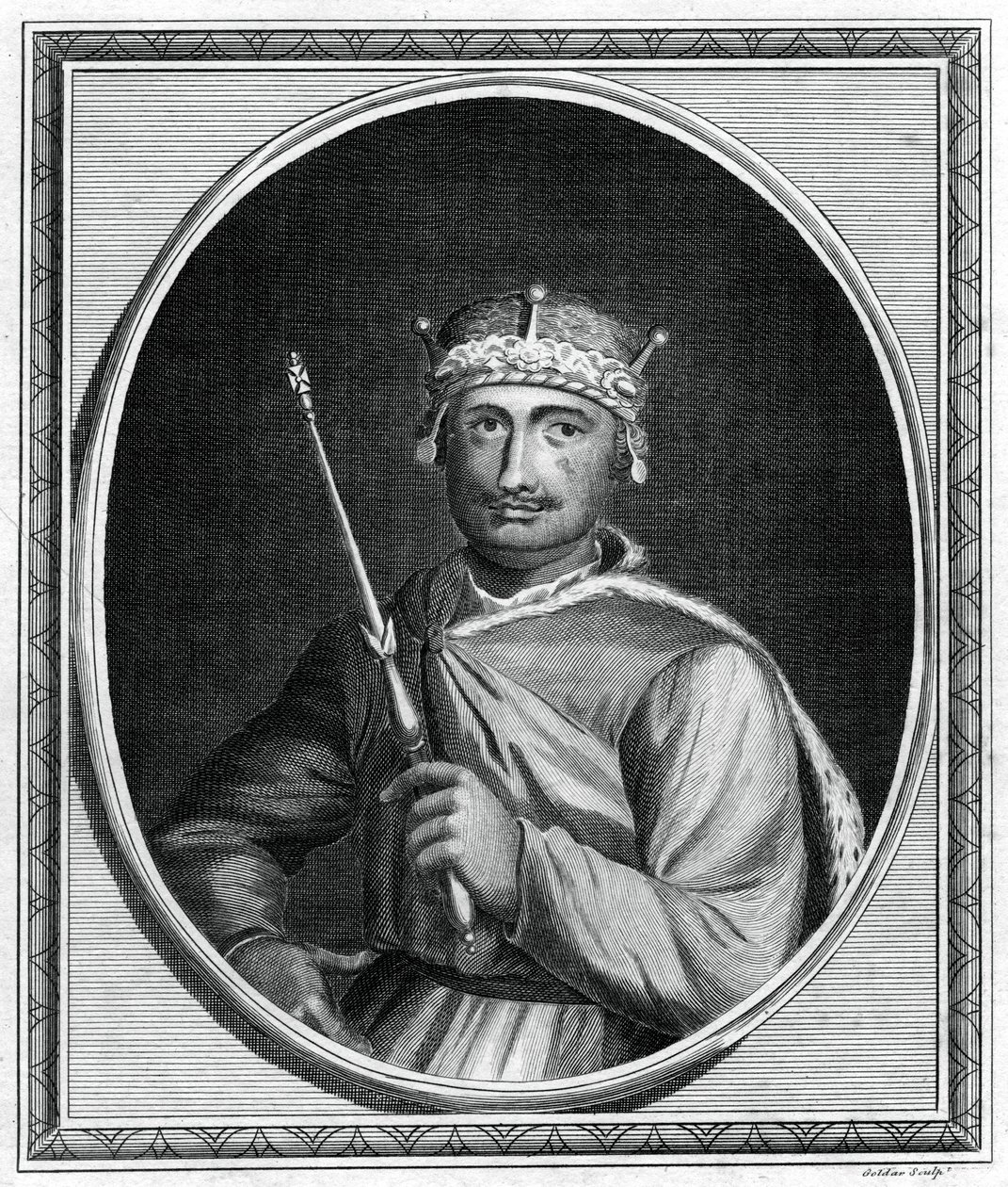 الملك انجلترا وليام الثاني 1786. بواسطة جون جولدار