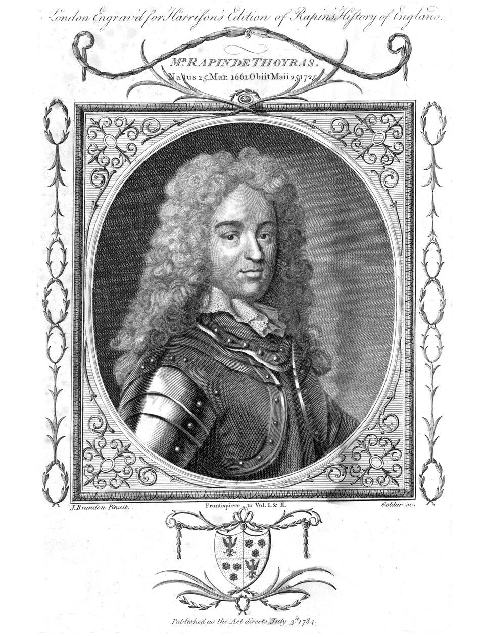 السيد رابين دي ثويراس ، 1784. بواسطة جون جولدار