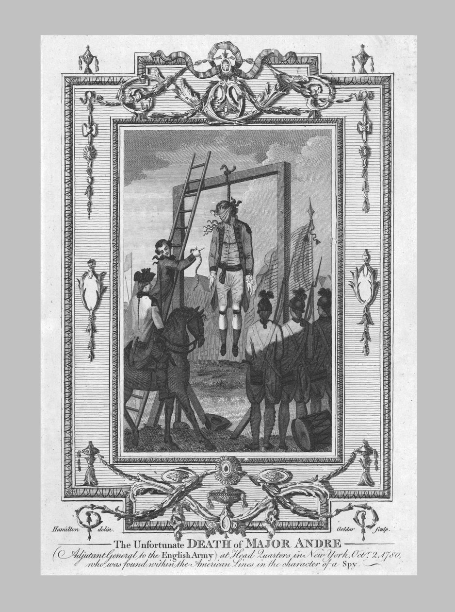 الموت المؤسف للرائد أندريه ، 1780 ، 1790. بواسطة جون جولدار