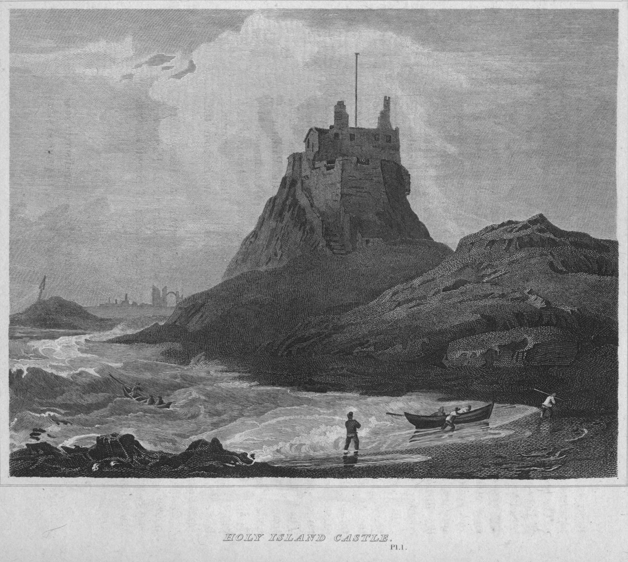 قلعة الجزيرة المقدسة ، 1814 بواسطة جون جريج