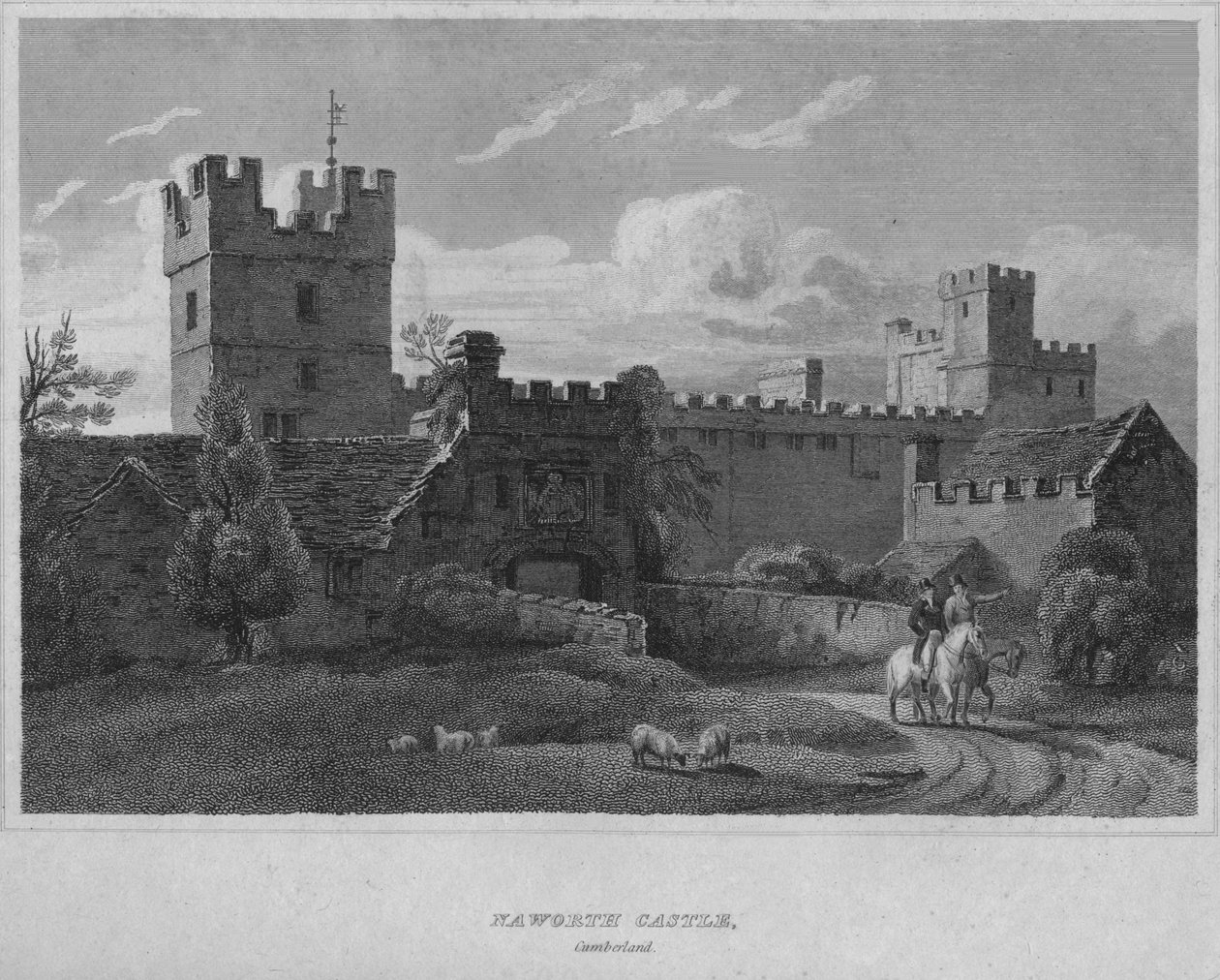 قلعة ناورث ، كمبرلاند ، 1814 بواسطة جون جريج