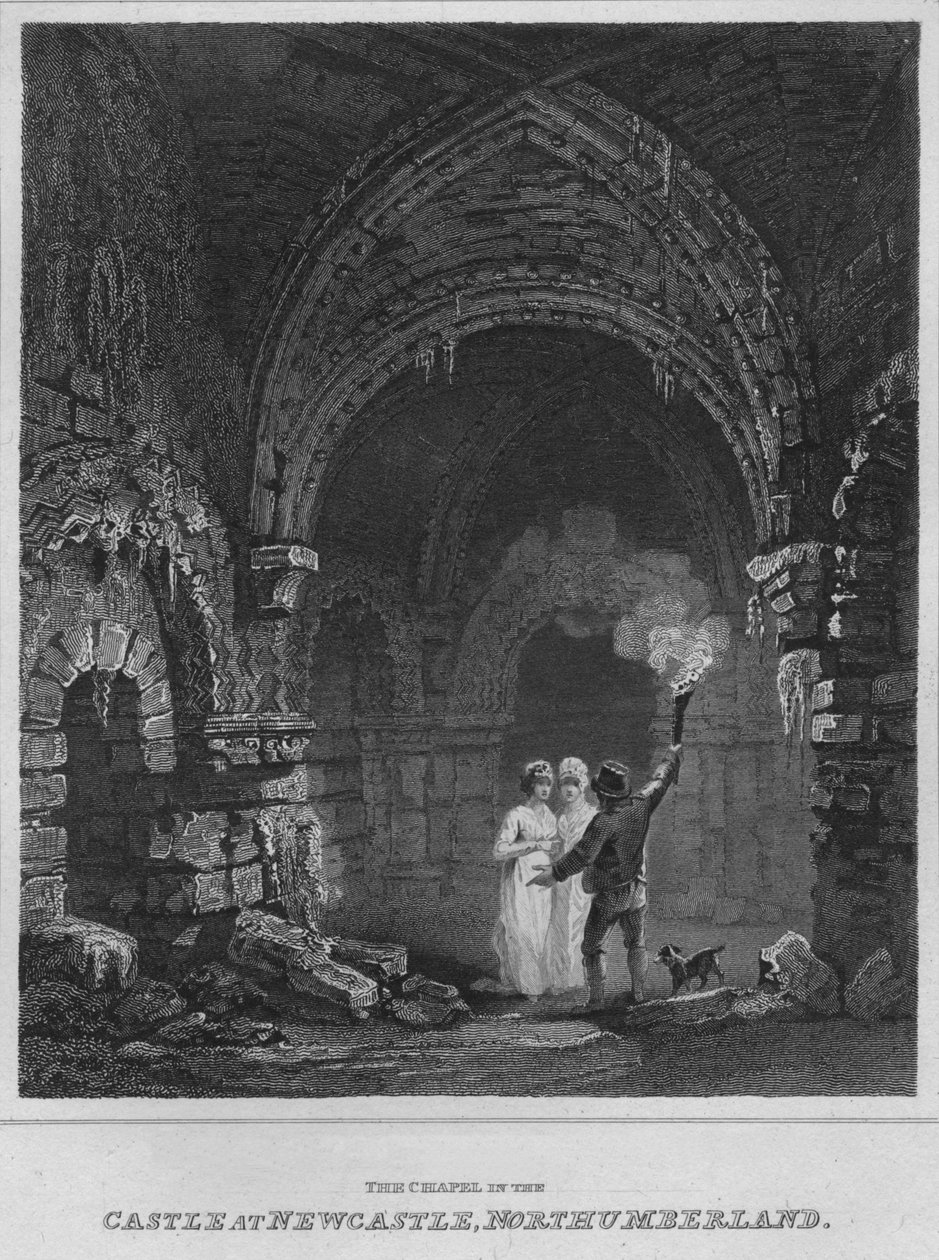 الكنيسة في القلعة في نيوكاسل ، نورثمبرلاند ، 1814 بواسطة جون جريج