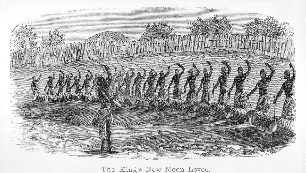 قمر الملك الجديد ليفي ، من "مجلة اكتشاف مصدر النيل" ، 1864 بواسطة جون هانينج سبيك