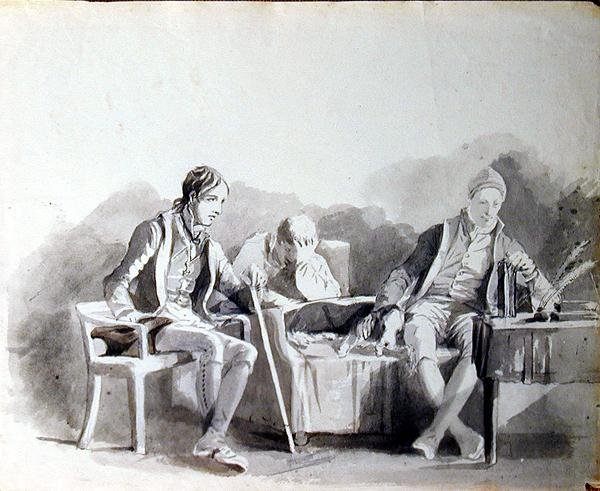 منزعج (حبر على ورق) بواسطة جون هاردن
