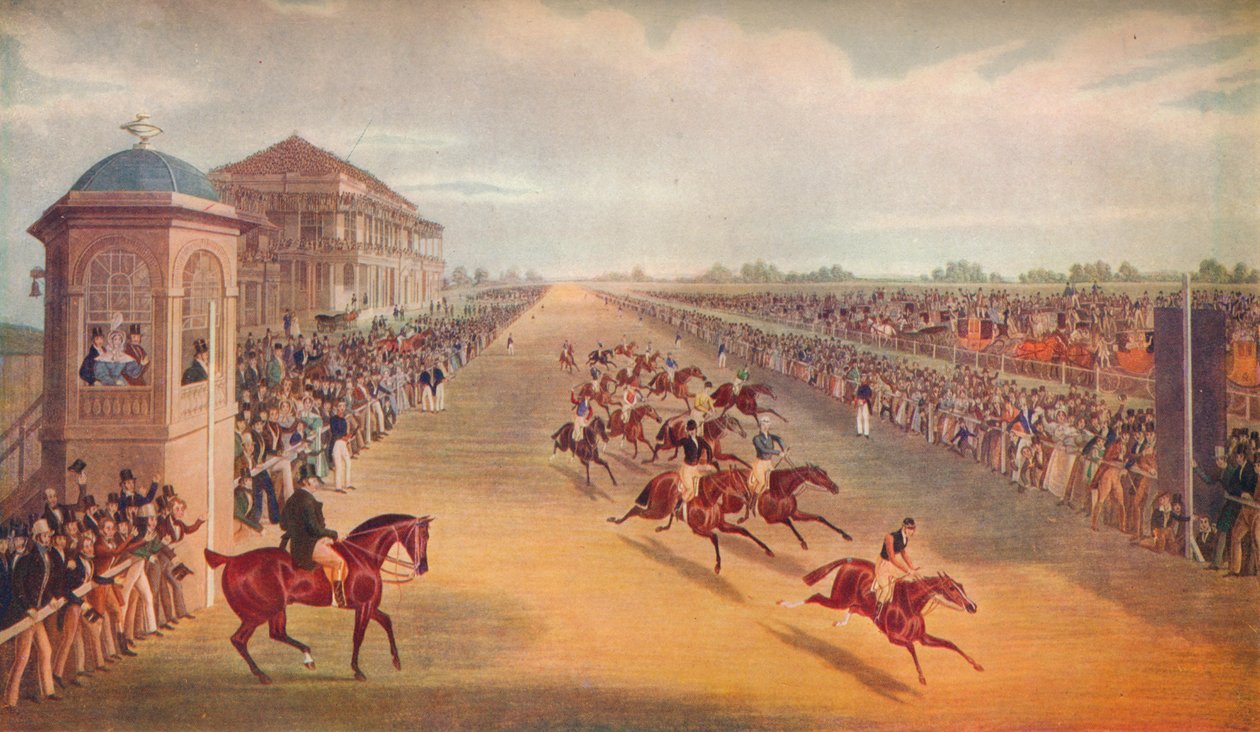 السباق نحو سانت ليجيه ستيكس ، 1836 ، 1837 بواسطة جون هاريس