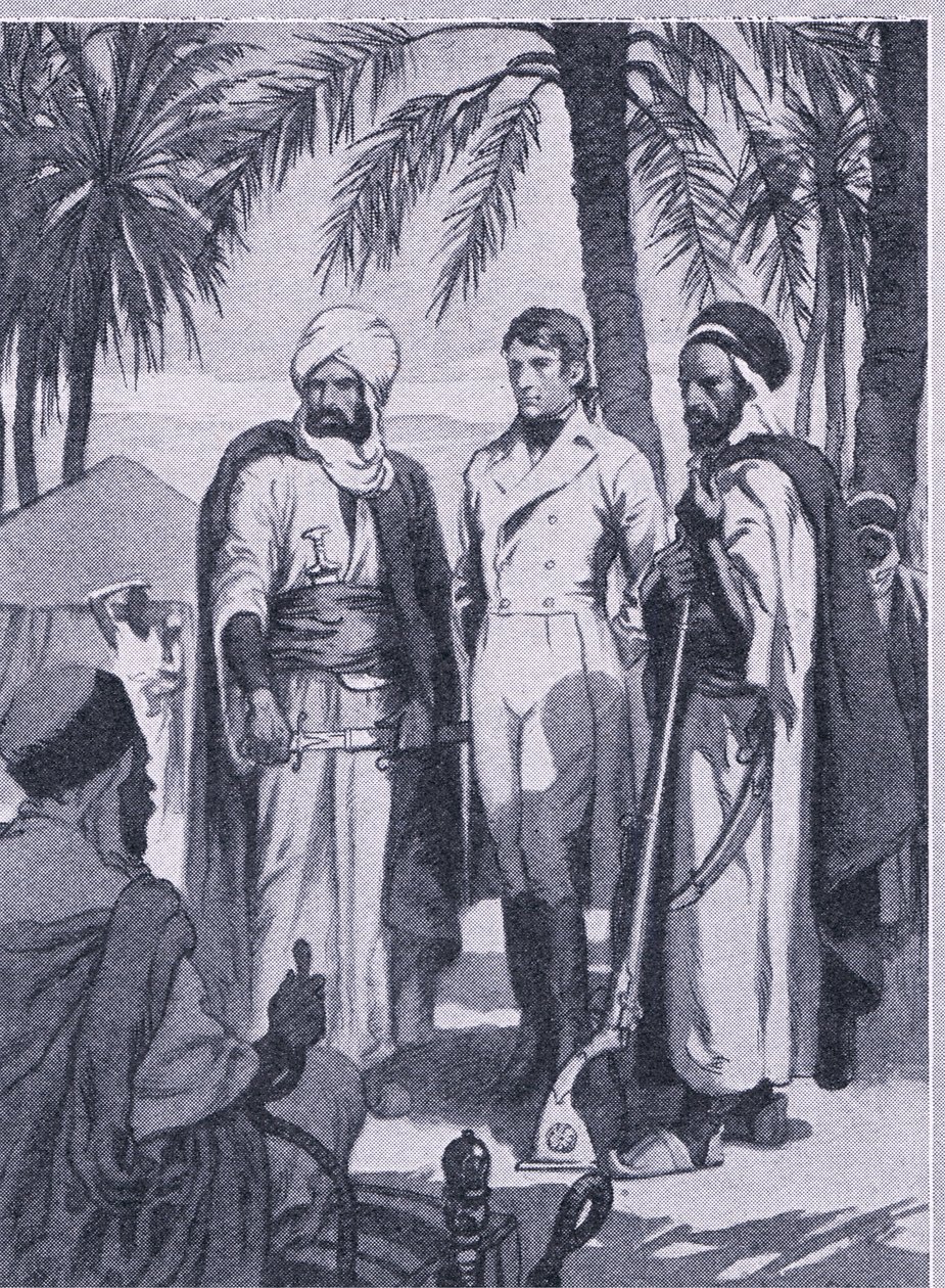 In 1853 David Livingstone with a small party of natives set out on a 1000 mile journey through swamps and forests , Newnes Pictorial Knowledge published by Newnes, c.1950