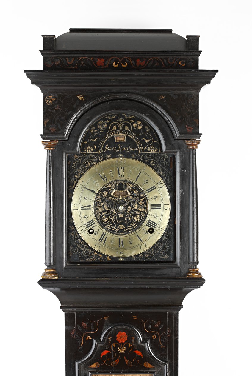 ساعة Longcase بواسطة جون هاريسون