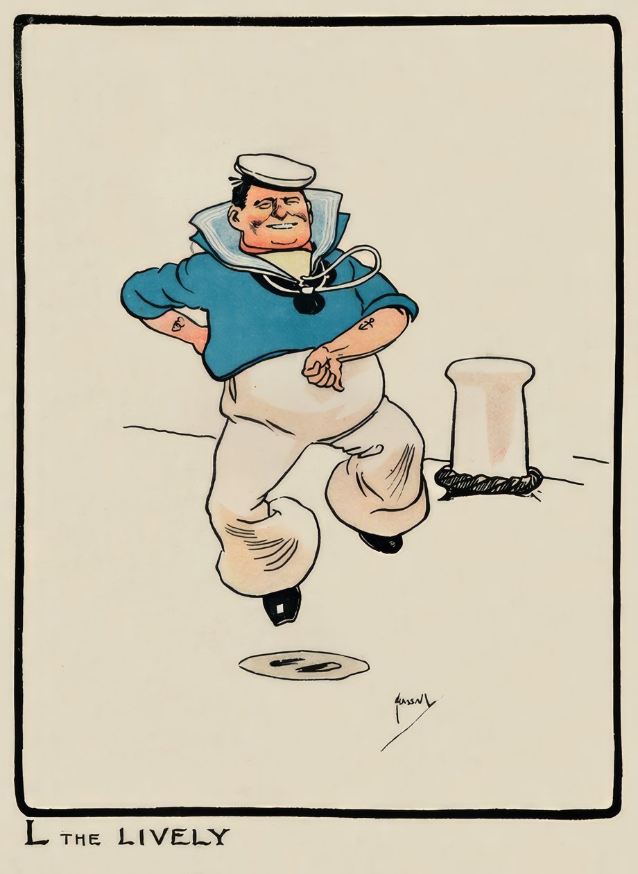 L the Lively - J. Hassall - Zeichnung، 1903 بواسطة جون هاسال