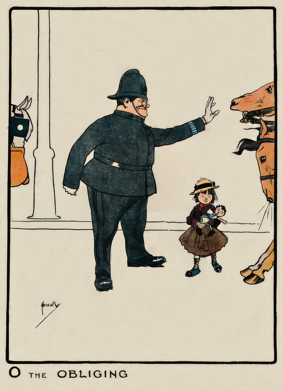 O الملزمة - ج. هاسال - رسم 1903 بواسطة جون هاسال