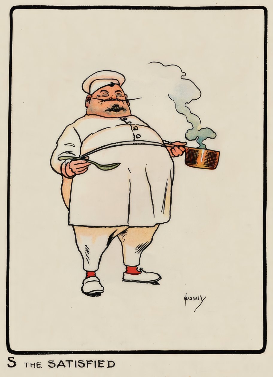 راضٍ - ج. هاسال - رسم 1903 بواسطة جون هاسال