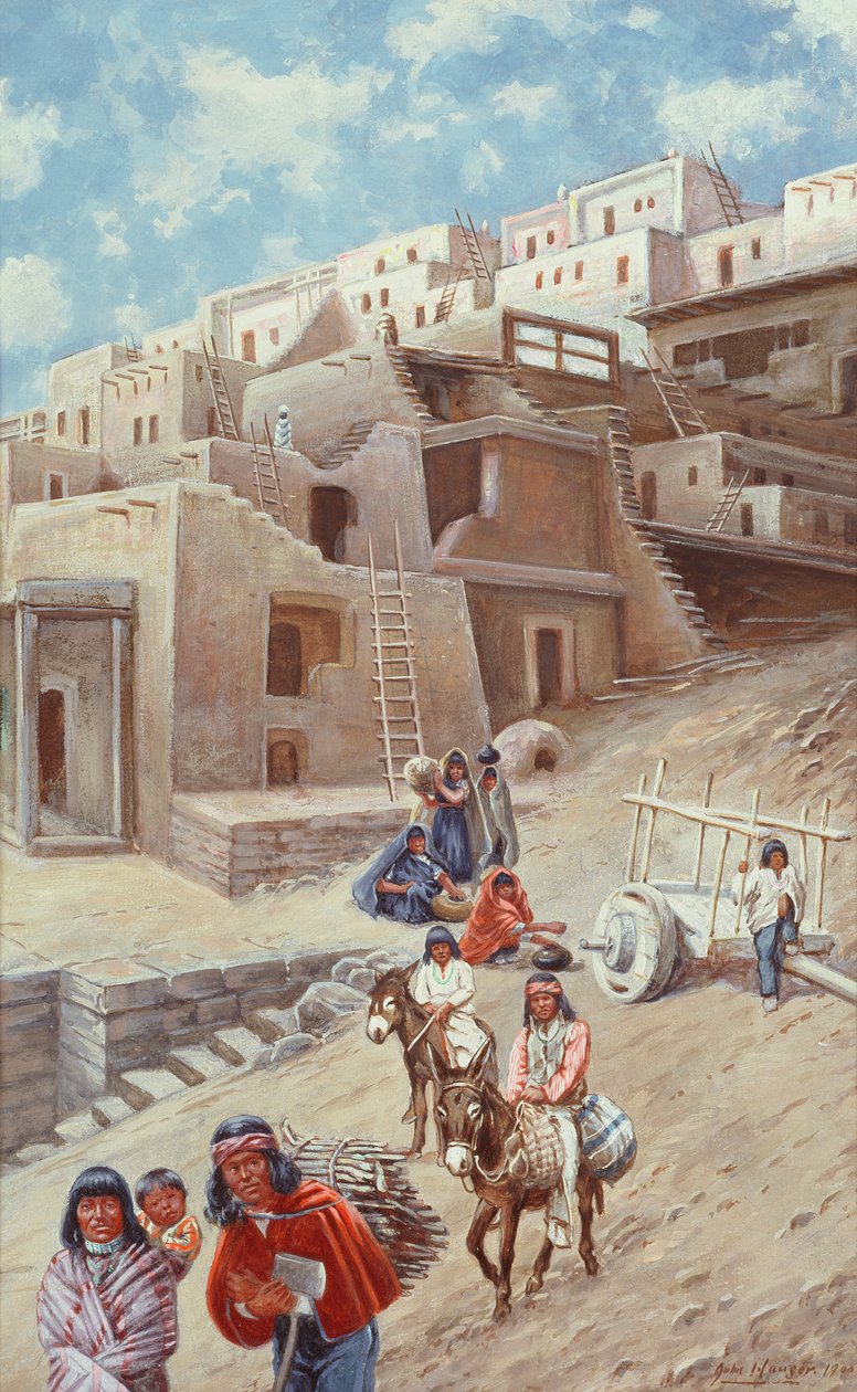 قرية بويبلو ، 1900 بواسطة جون هاوزر