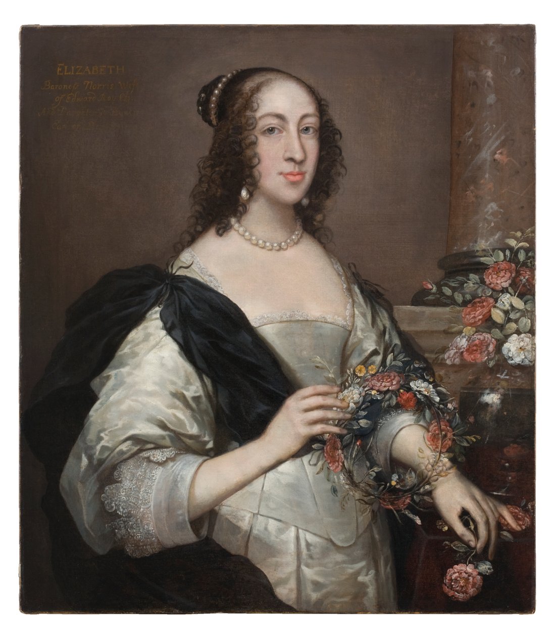 إليزابيث راي ، البارونة نوريس ، c.1638 ، مبالغ فيها c.1645 بواسطة جون هايلز