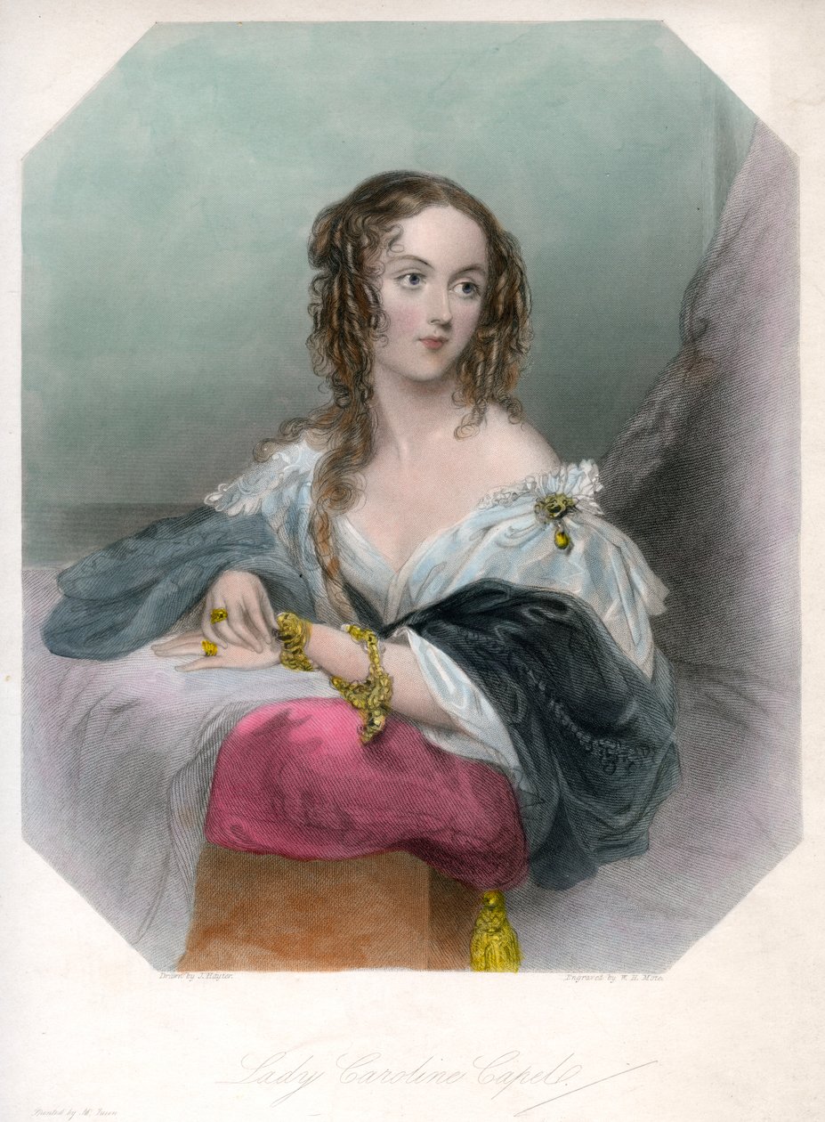 السيدة كارولين كابيل ، c1800-1820 بواسطة جون هايتر