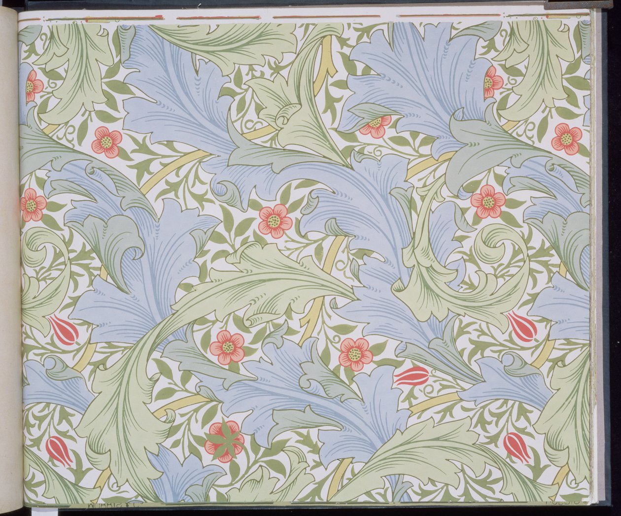 خلفية Granville ، من تصميم John Henry Dearle (1860-1932) لـ Morris and Company ، 1896 بواسطة جون هنري ديرل