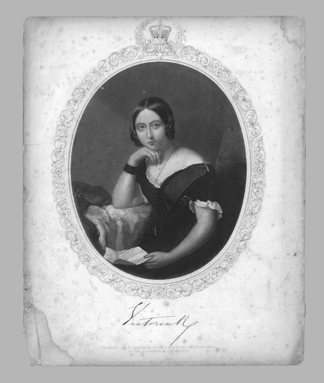 فيكتوريا ، c1847. بواسطة جون هنري روبنسون
