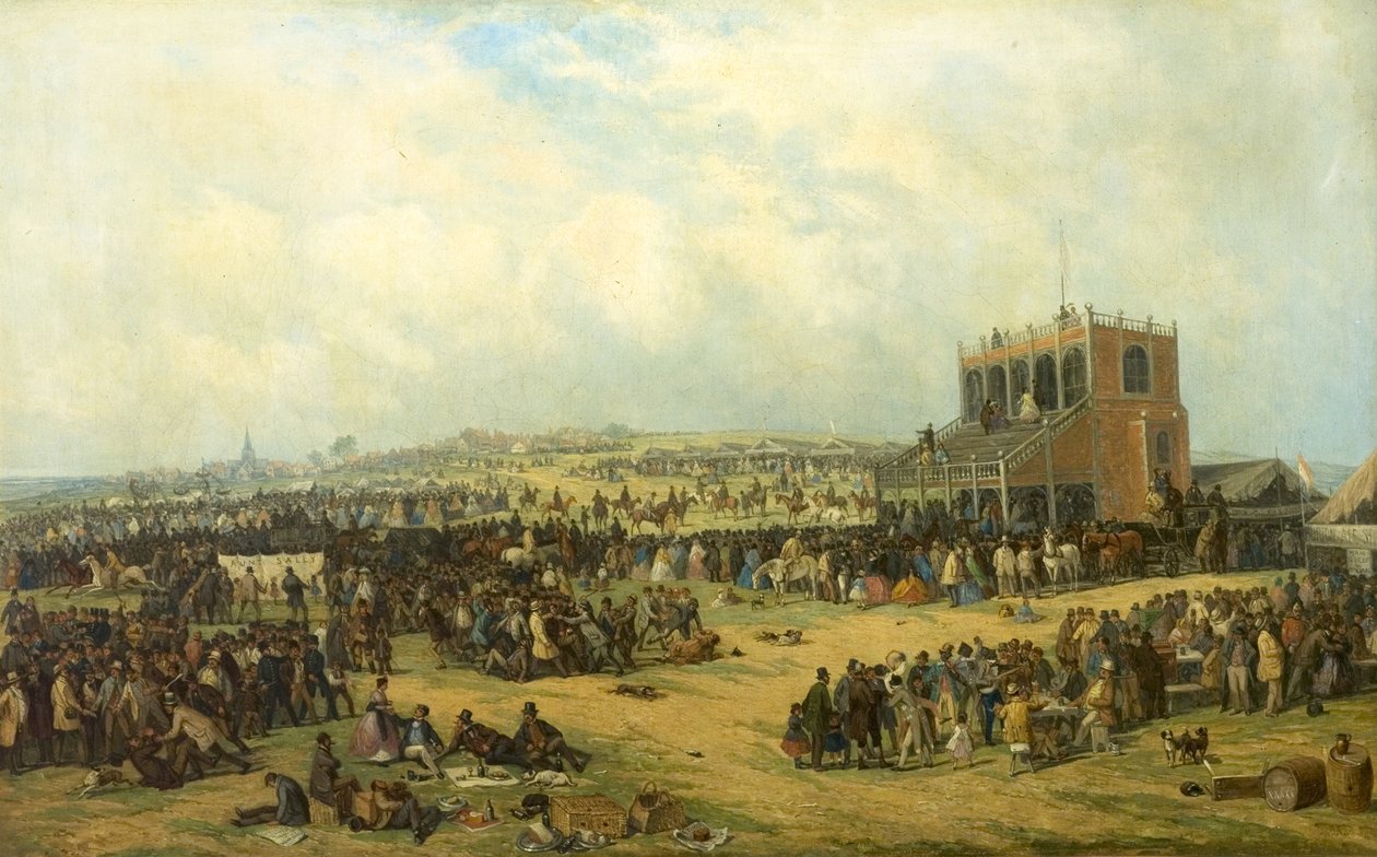 قبل السباق (Nottingham Races) ، 1865 بواسطة جون هولاند