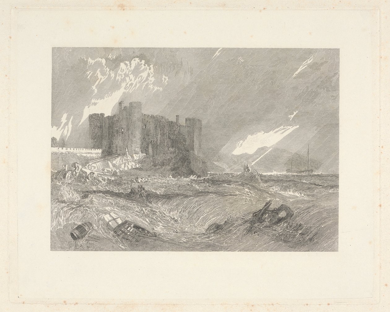 قلعة Laugharne ، Caermarthenshire بواسطة جون هورسبيرج