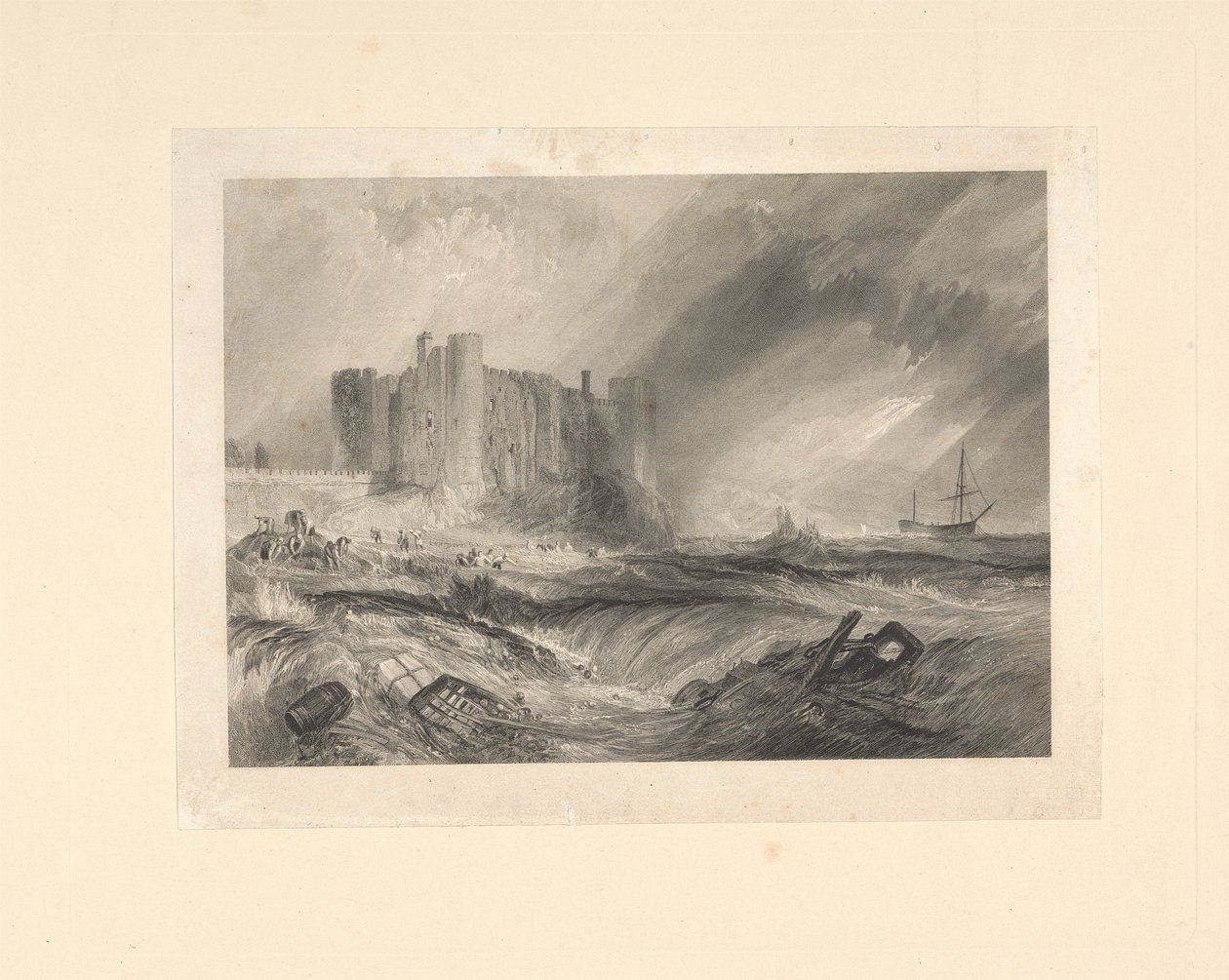 قلعة Laugharne ، Caermarthenshire بواسطة جون هورسبيرج