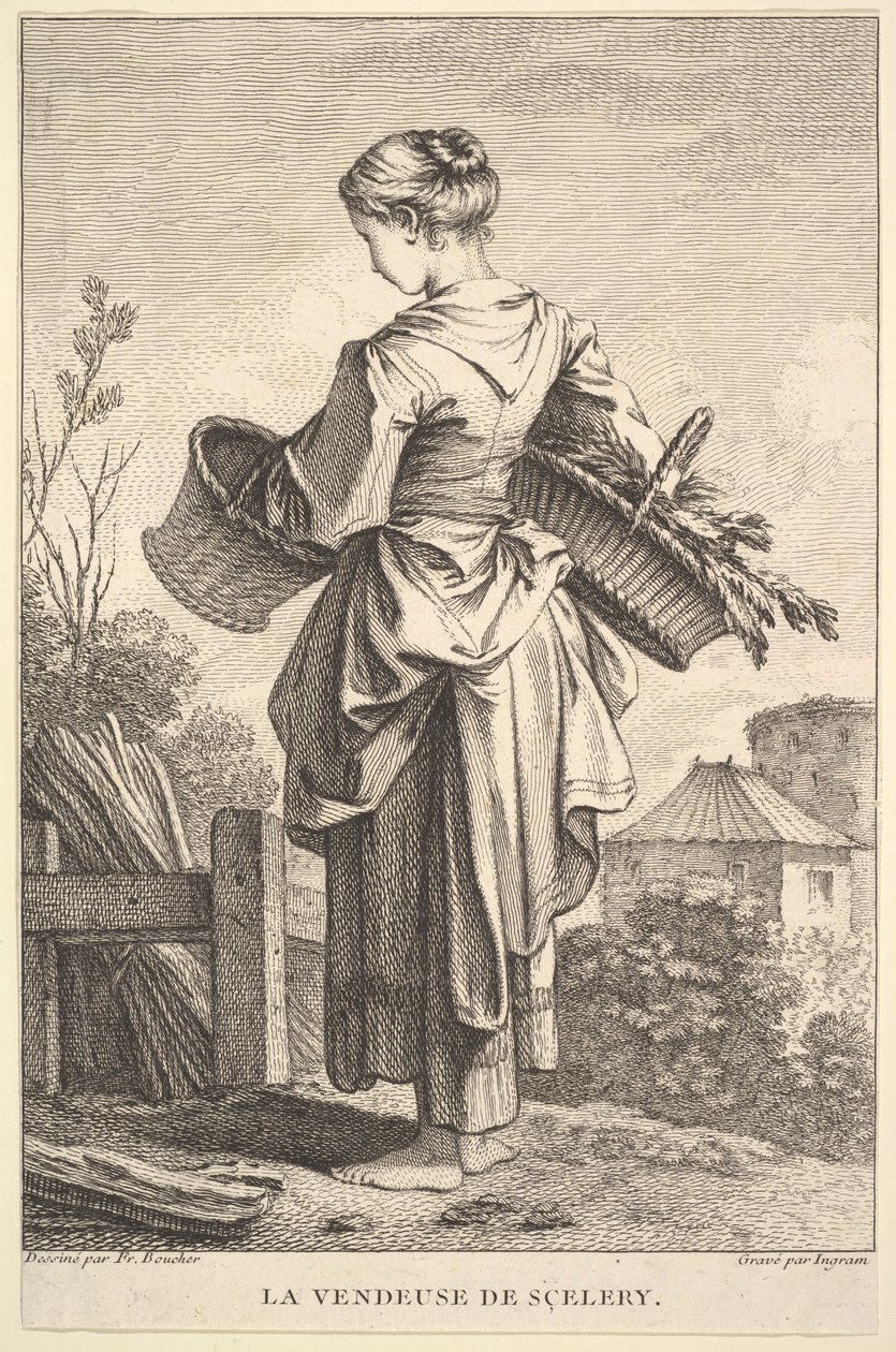 بائع الكرفس 1741-1763. بواسطة جون انجرام